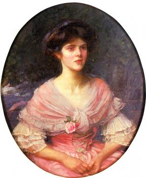 John William Waterhouse : Portrait of Mrs A P Henderson